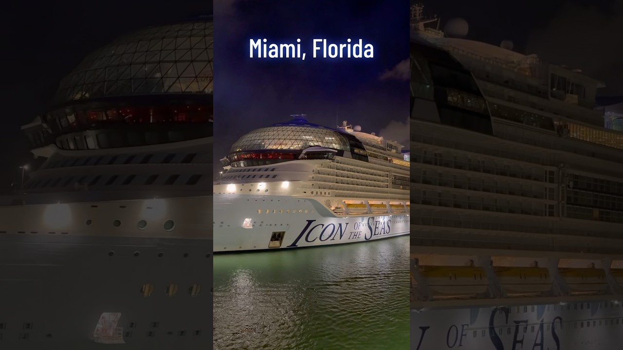 SHIP SPOTTING: Icon of the Seas🤯 #royalcaribbean #iconoftheseas #cruise #cruiseship #viral #shorts