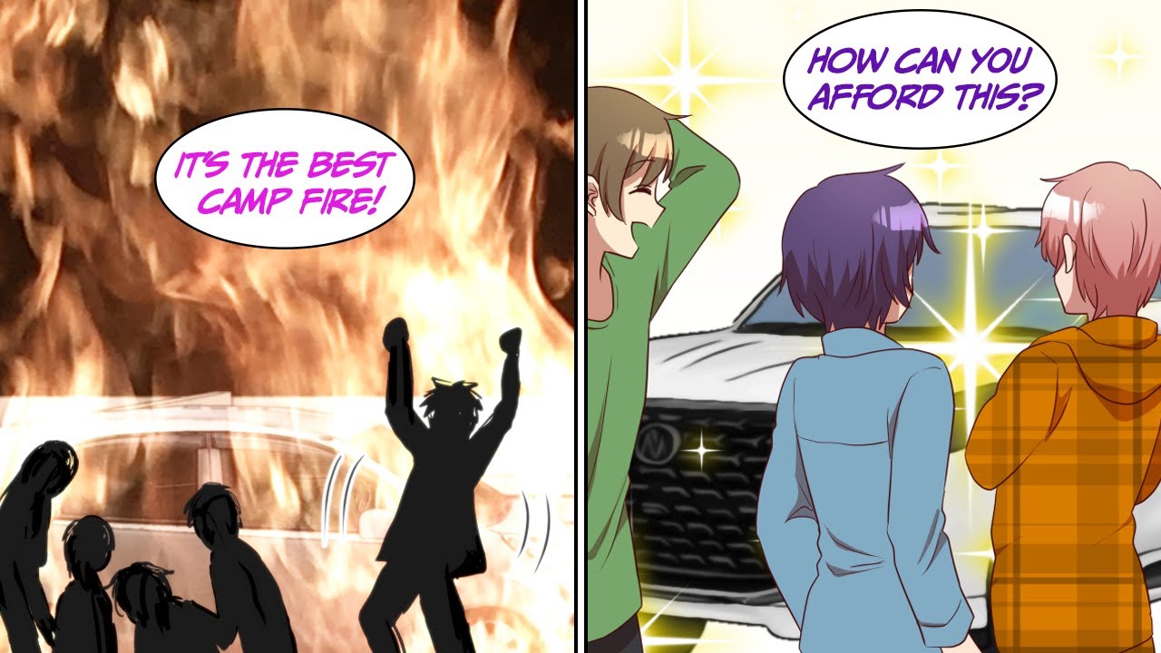 A classmate of mine ruined the car I was staying in [Manga Dub]