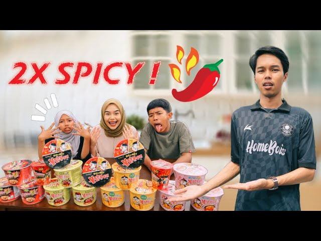 CHALLENGE TAHAN PEDAS SEMUA JENIS RAMEN SAMYANG! class=