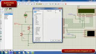 how to use ADC in bascom avr ( simulasi PROTEUS ) and show voltage value on lcd 16x2