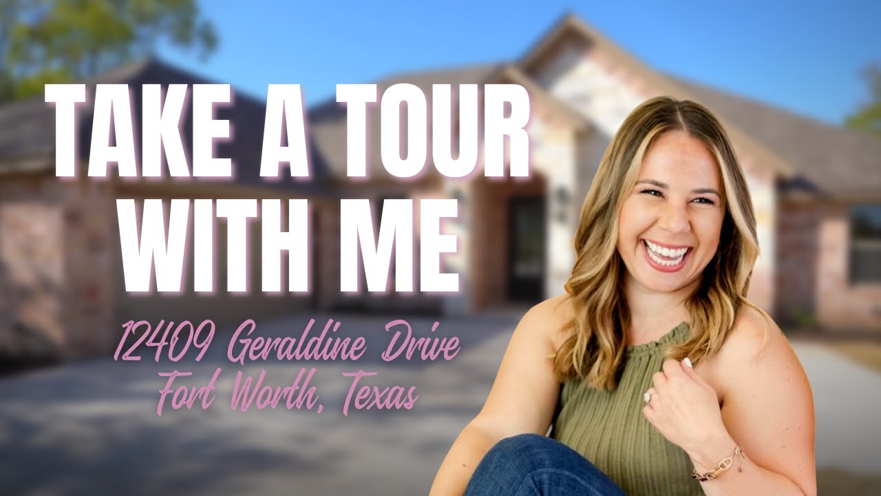 Take A Tour With Me! 12409 Geraldine Drive in Fort Worth, Texas YouTube