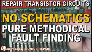 How to Diagnose and Repair Transistor Circuits - No Schematics. Dynacord Powermate 600