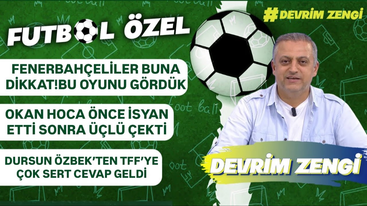 Fenerbahçeliler buna dikkat!daha önce gördük/Önceisyan,sonra üçlü/Dursun Özbek’ten TFF’ye sert cevap