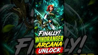 FINALLY! WINDRANGER ARCANA UNLOCKED! 🔥