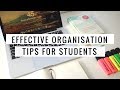 Tips for EFFECTIVE organisation! | Back to school 2017 | Lisa Tran