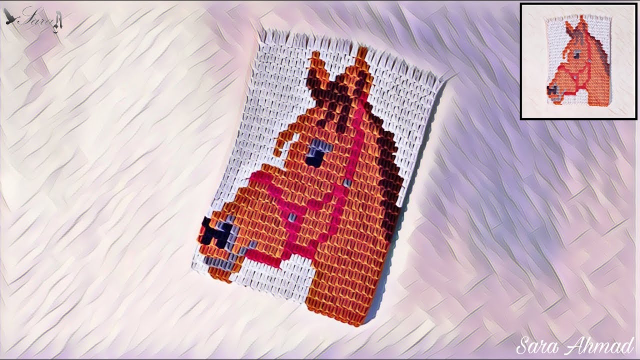 How to make 3d origami a horse 2 Painting - YouTube