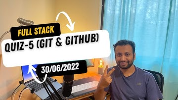 Full-stack web development Quiz number 5: Git & GitHub Quiz Contest