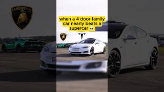 Lamborghini Aventador S vs Tesla Model S P100D @carwow