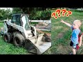 Трактор и ремонт в парке I Видео для детей про экскаватор и бульдозер I Марк как Боб Строитель