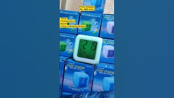 7 color changing alarm clock #alarmclock #digitalshop #tablevlock #imported #shortvideo