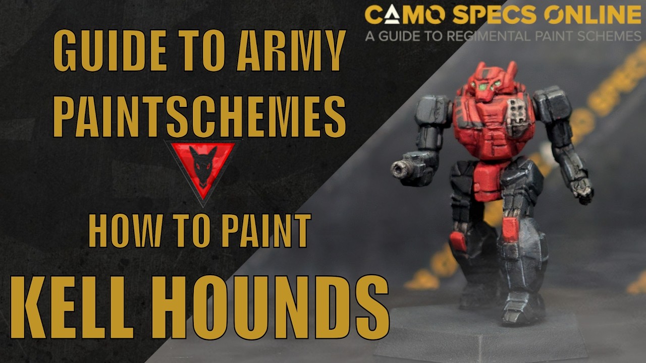Как покрасить «Келл Хаундс» | Руководство по армейским схемам окраски
