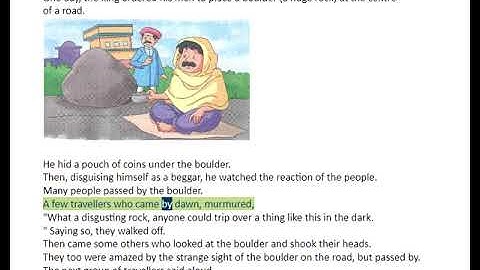 Class 7 Moral Science Lesson 9 Responsible Citizen(Story)