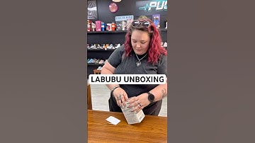 She loves her new Labubu 🥰 #labubu #popmart #blindbox #unboxing #reaction #viral #reels