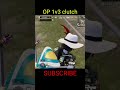 OP 1v3 clutch #shorts #shortsvideo #youtubeshorts #battlegroundsmobileindia