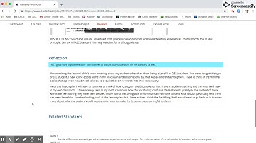 ePortfolio LiveText Reviews Tab