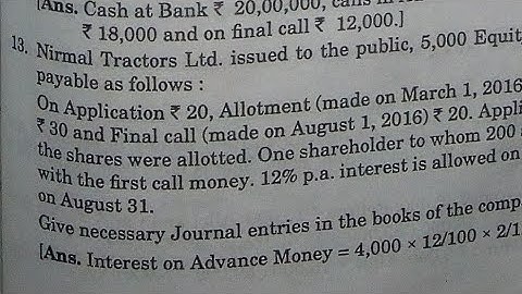 Sol. of ques no. 13,14&15 of Issue,Forfeiture&reissue of share of B.Com Part 1,Dr.SK Singh Accounts
