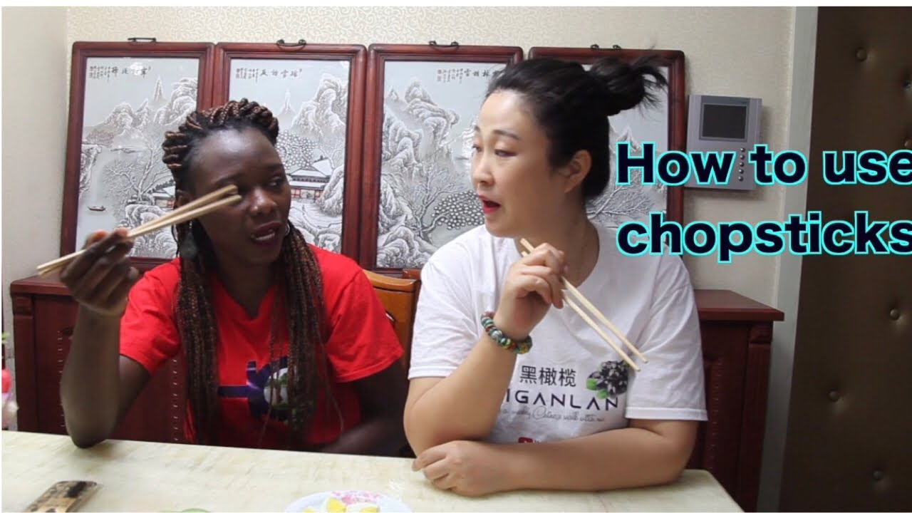 How to: HOLD & USE CHOPSTICKS/ChineseBlackOlive - YouTube