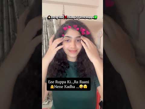 #Curly Hair❌Chimpiru juttu✅