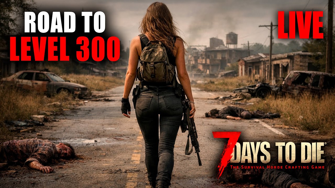 ☣️ End of Run Incoming?! 😨 7DTD HARDCORE ROAD TO LEVEL 300!
