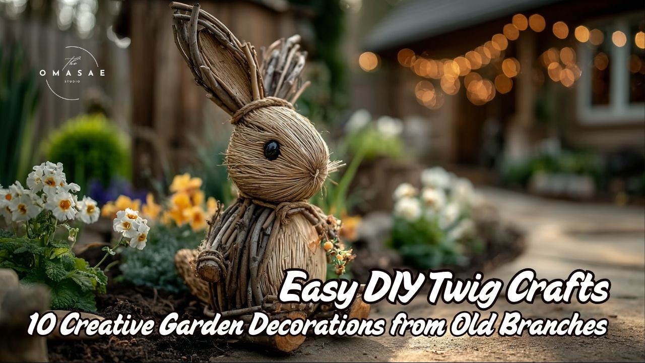 10 Creative Garden Decorations You Can Make from Old Branches 🌿 Easy DIY Twig Crafts