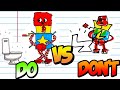 Cool DOs &amp; DONT&#39;s Drawing Project: Playtime  How to Draw BOXY BOO | EASY