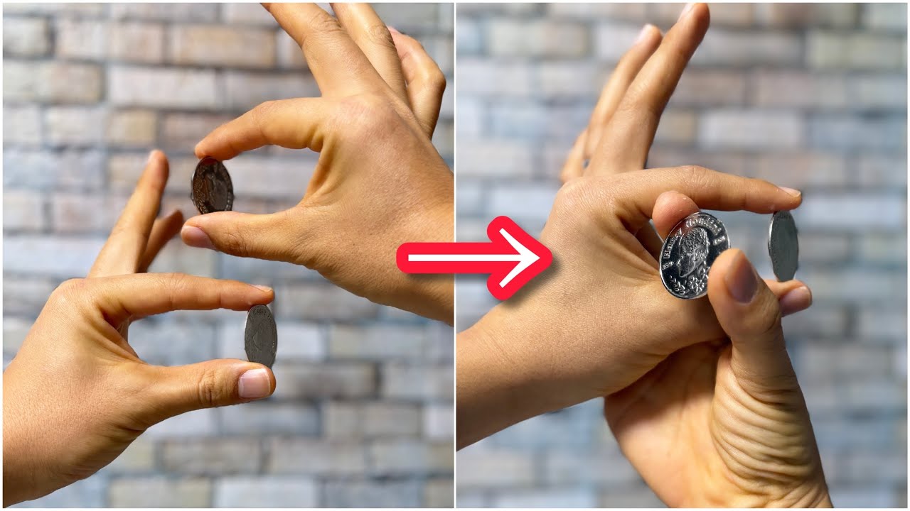 Trick Revealed] Coin magic trick so amazing that it