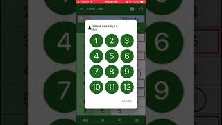 EasyScore 2.0 Interactive Golf Scorecard mobile app (IOS and Android) screenshot 2