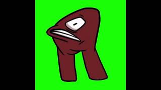 Alphabet Lore R Green Screen Free To Use