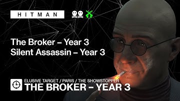 HITMAN | Elusive Target | The Broker Year 3 — No loadout, Silent Assassin