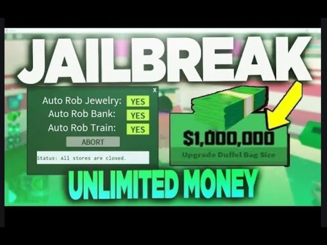 NEW] Jailbreak Script, Infinite Money, Auto Rob, Kill All