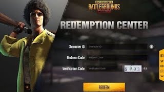 New one redeem code PUBG Mobile | PUBG Mobile redeem code 2022