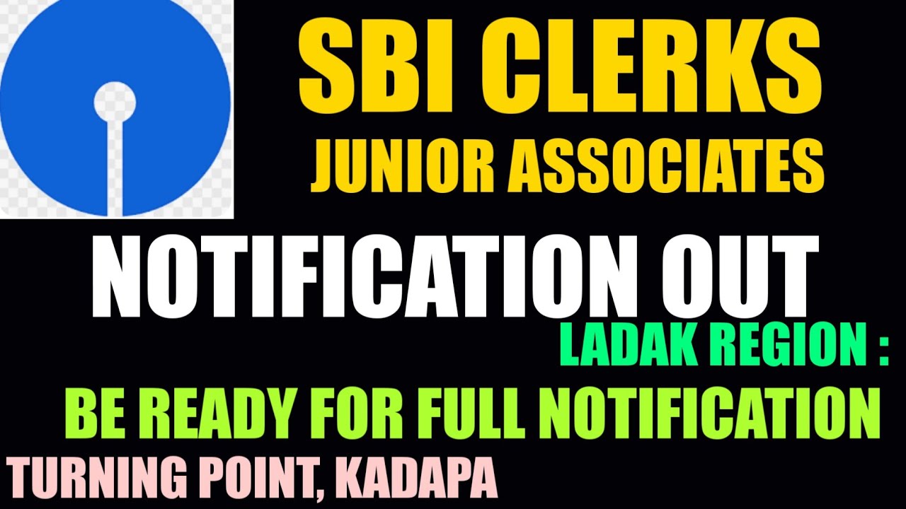SBI Clerk Notification SBI JA NOTIFICATION JUNIOR ASSOCIATES IN SBI SBI Clerk Notification SBI JA NOTIFICATION JUNIOR ASSOCIATES IN SBI