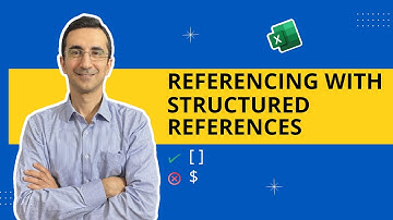 Relative & Fixed Referencing using Structured References in Excel