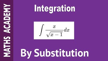 How to Integrate x/sqrt(x-1) using a Substitution