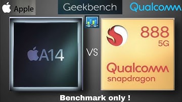 Snapdragon 888 vs Apple A14 Bionic benchmark || close ! 🔥✨