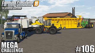 Loading and selling Big Cotton Bales | MEGA Equipment Challenge 2.0 | Farming Simulator 19 | 106