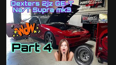Dexter‘s Supra MK3 2jz NA/T GE/T PART 4 THE DYNO DAY !!!!’ Completed Final video!!