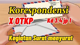 Kegiatan Surat Menyurat dalam Bahasa Indonesia