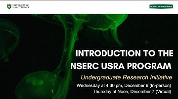 USask NSERC USRA Process Info Session 2024