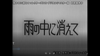 雨の中に消えて コレクターズDVD 好評発売中