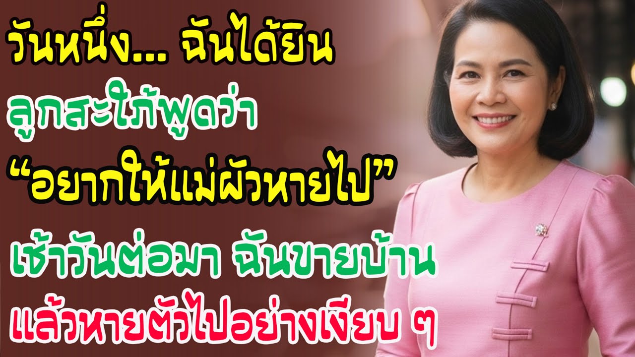ลูกสะใภ้บ่นว่าอยากให้ฉันหายไปจากชีวิต วันรุ่งขึ้นฉันขายบ้านแล้วหายตัวทันที