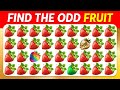 Find the ODD One Out | Fruit Edition 🍓🍌🍉 | Easy, Medium, Hard, Impossible