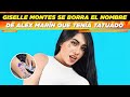 Giselle Montes se borra el nombre de Alex Marín que tenía tatuado 😱