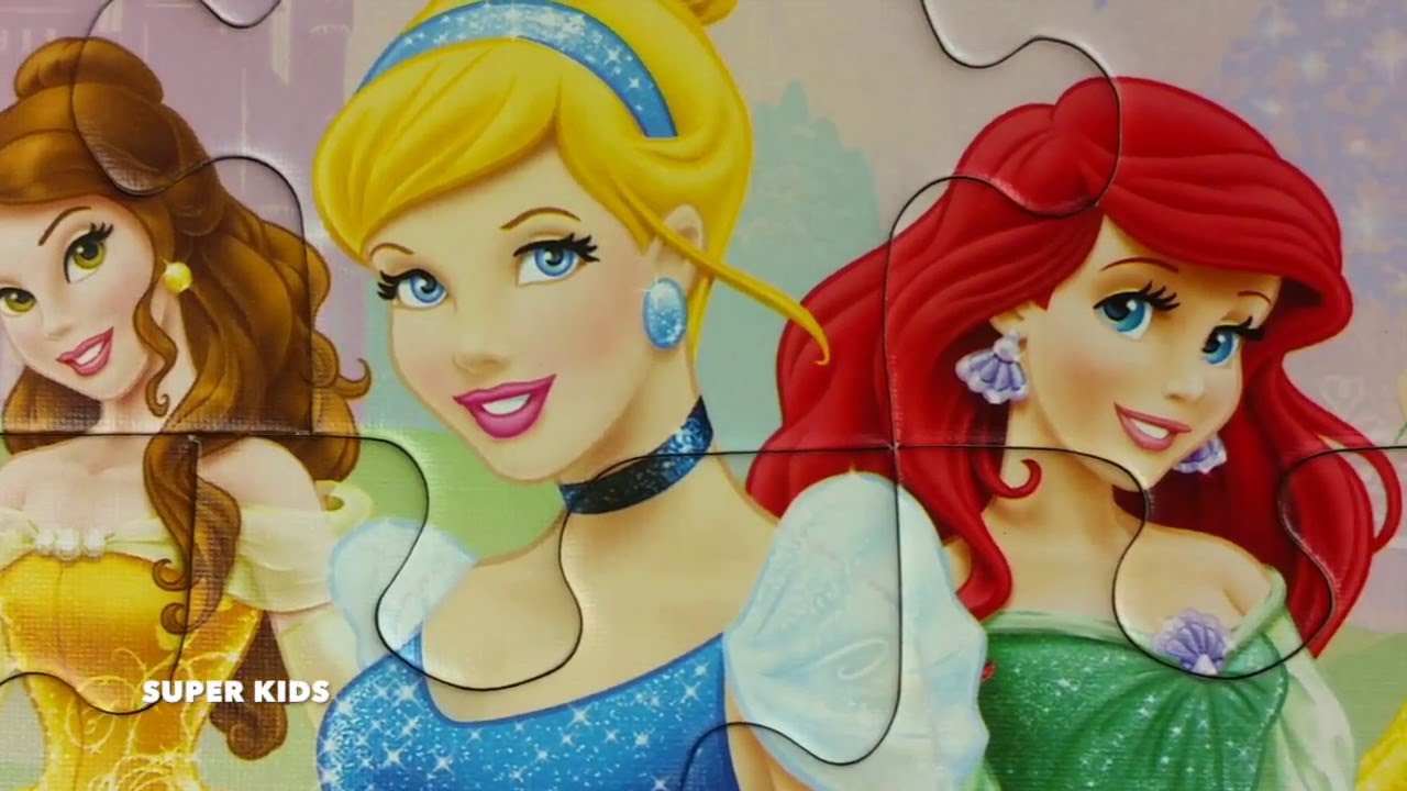 Disney Princess Ravensburger Puzzle Ksiezniczki Disneja YouTube