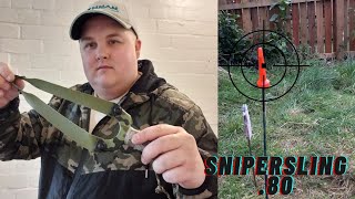 Testing sniperaling camo.80 | slingshot shooting