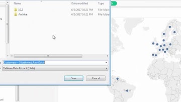 Tableau - Connect and Save