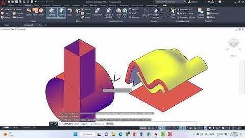 Surface in AutoCAD