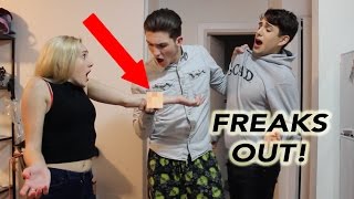 TATTOO PRANK (he freaked out!)