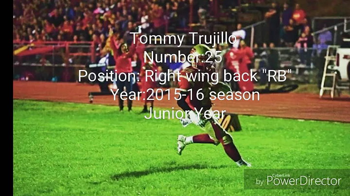Tommy Trujillo (highlight) Jr. Year