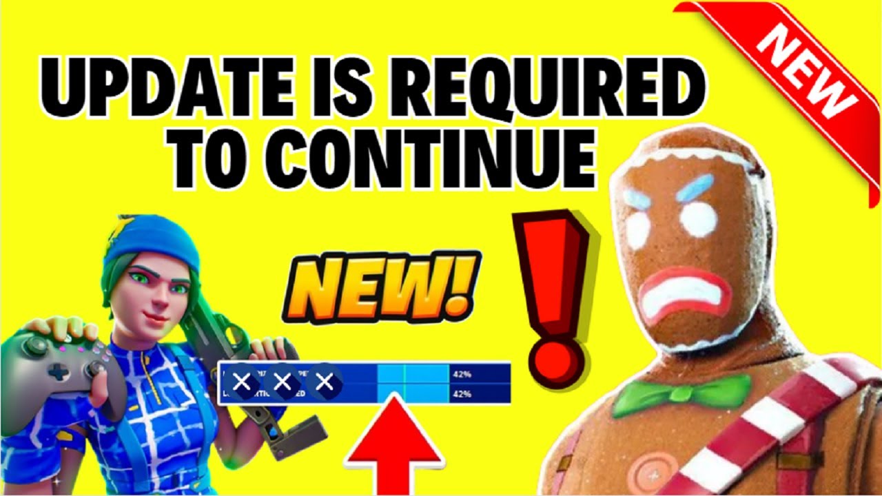 An Update is Required to Continue Please Restart Fortnite to Download